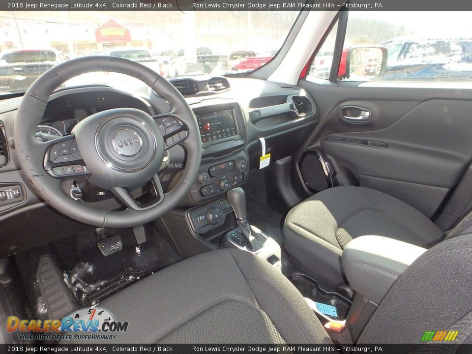 2018 Jeep Renegade Latitude 4x4 Colorado Red / Black Photo #13