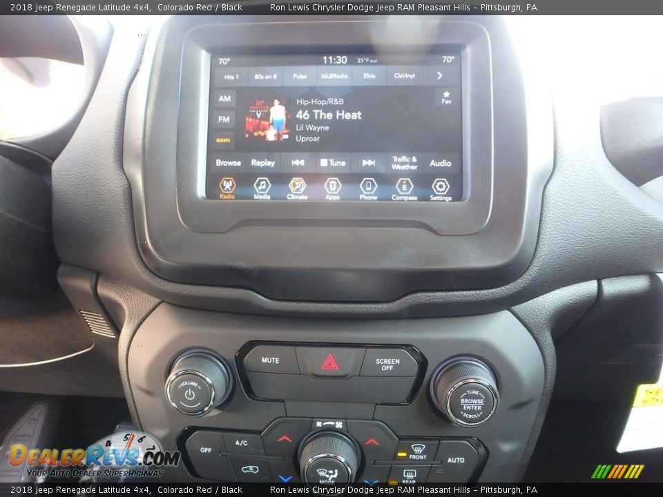 2018 Jeep Renegade Latitude 4x4 Colorado Red / Black Photo #17