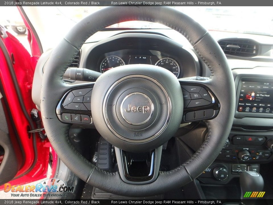 2018 Jeep Renegade Latitude 4x4 Colorado Red / Black Photo #18