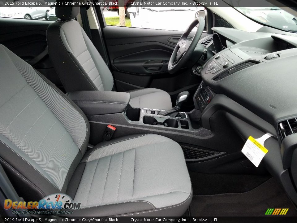 2019 Ford Escape S Magnetic / Chromite Gray/Charcoal Black Photo #12