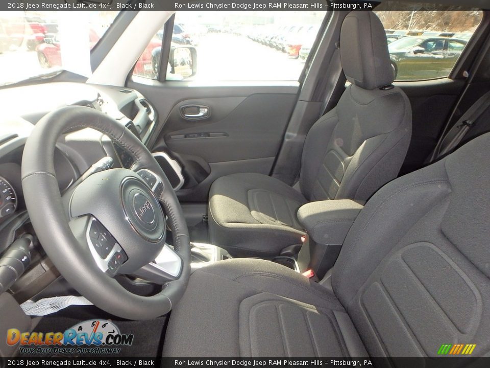 2018 Jeep Renegade Latitude 4x4 Black / Black Photo #11