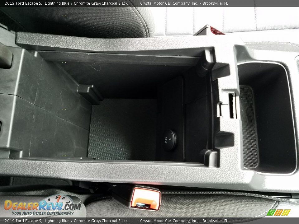 2019 Ford Escape S Lightning Blue / Chromite Gray/Charcoal Black Photo #18