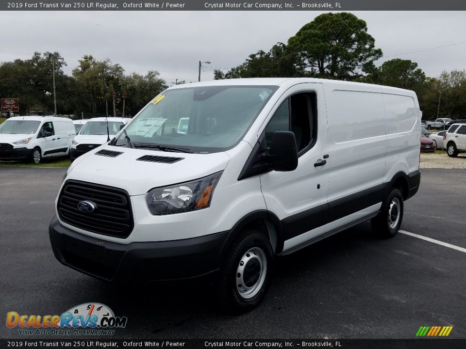 2019 Ford Transit Van 250 LR Regular Oxford White / Pewter Photo #1
