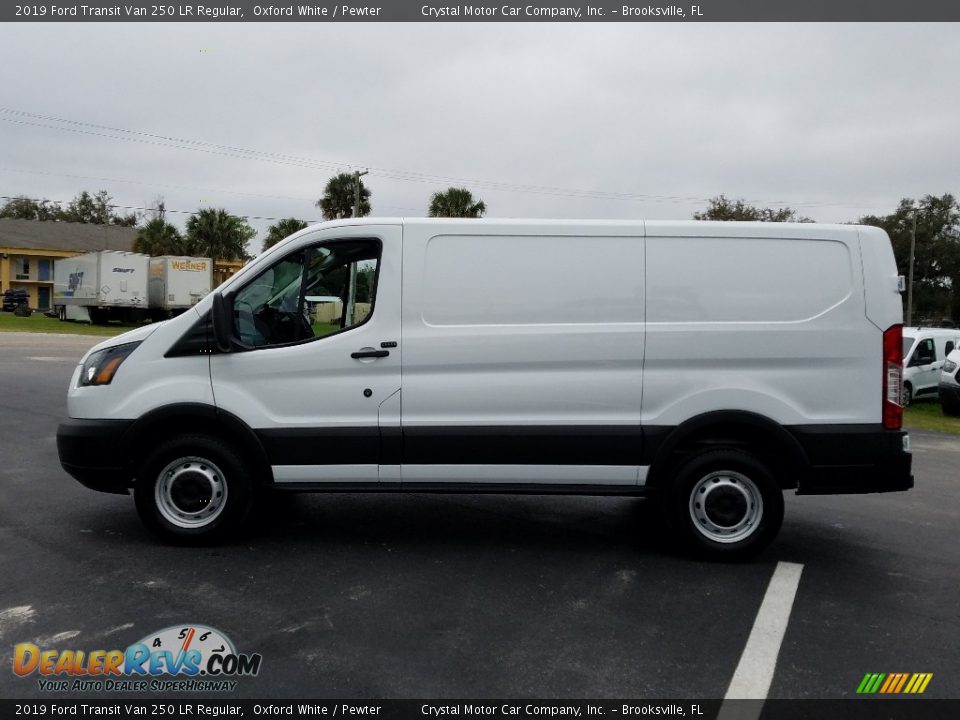 2019 Ford Transit Van 250 LR Regular Oxford White / Pewter Photo #2