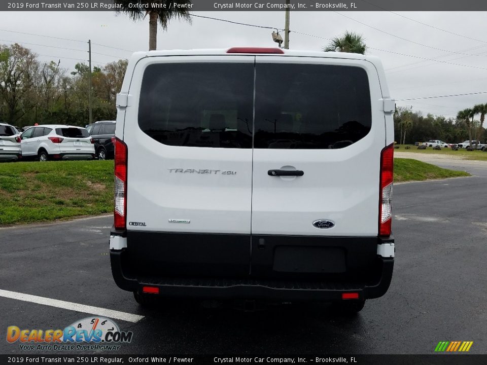 2019 Ford Transit Van 250 LR Regular Oxford White / Pewter Photo #4