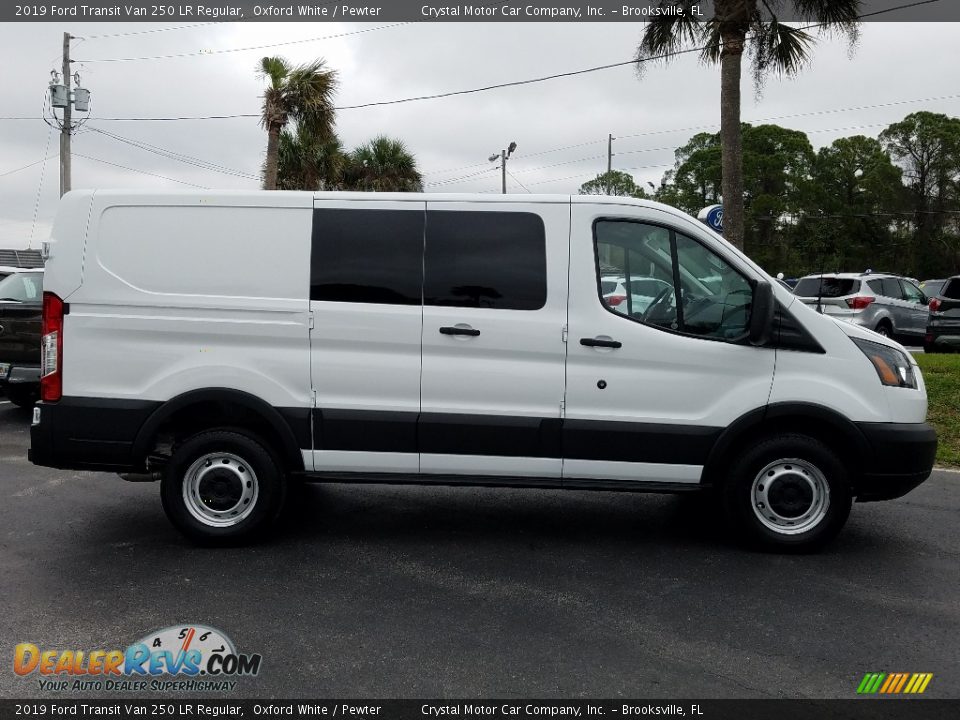 2019 Ford Transit Van 250 LR Regular Oxford White / Pewter Photo #6