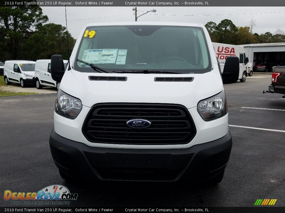 2019 Ford Transit Van 250 LR Regular Oxford White / Pewter Photo #8
