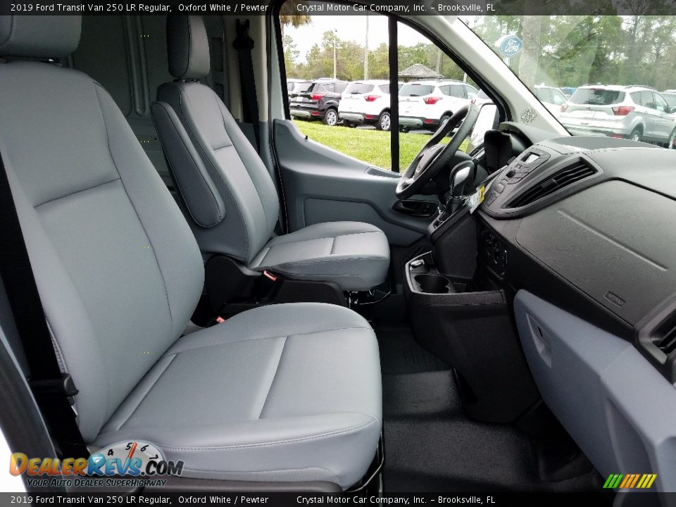 2019 Ford Transit Van 250 LR Regular Oxford White / Pewter Photo #10