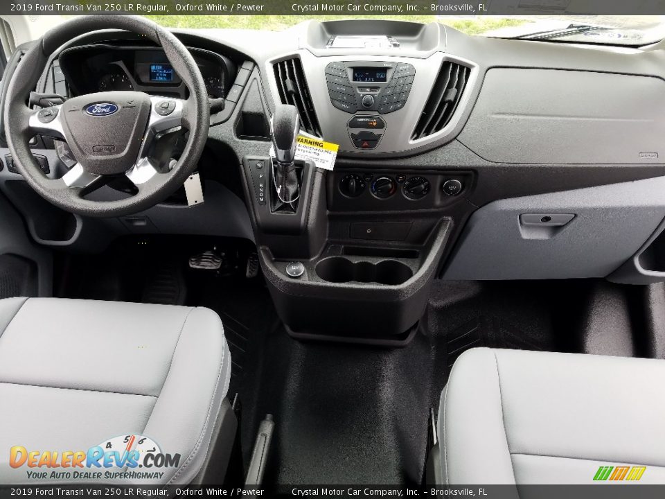 2019 Ford Transit Van 250 LR Regular Oxford White / Pewter Photo #11