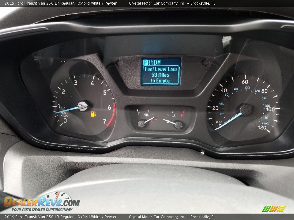 2019 Ford Transit Van 250 LR Regular Oxford White / Pewter Photo #12