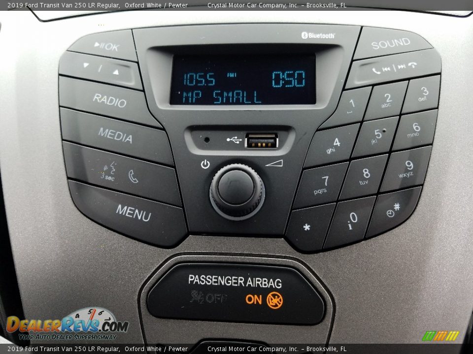 2019 Ford Transit Van 250 LR Regular Oxford White / Pewter Photo #13