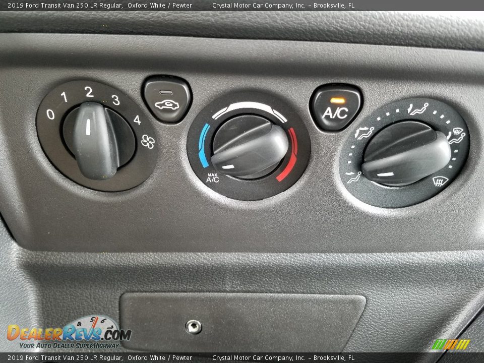 2019 Ford Transit Van 250 LR Regular Oxford White / Pewter Photo #14