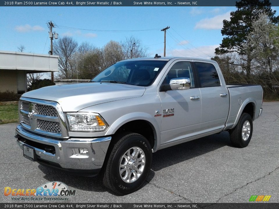 2018 Ram 2500 Laramie Crew Cab 4x4 Bright Silver Metallic / Black Photo #2