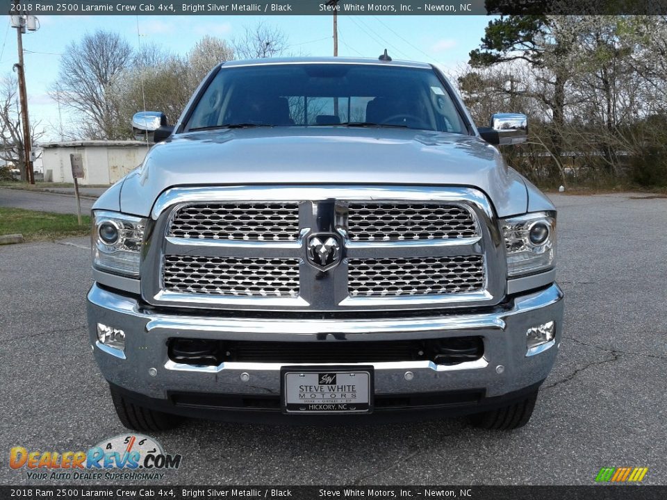 2018 Ram 2500 Laramie Crew Cab 4x4 Bright Silver Metallic / Black Photo #3