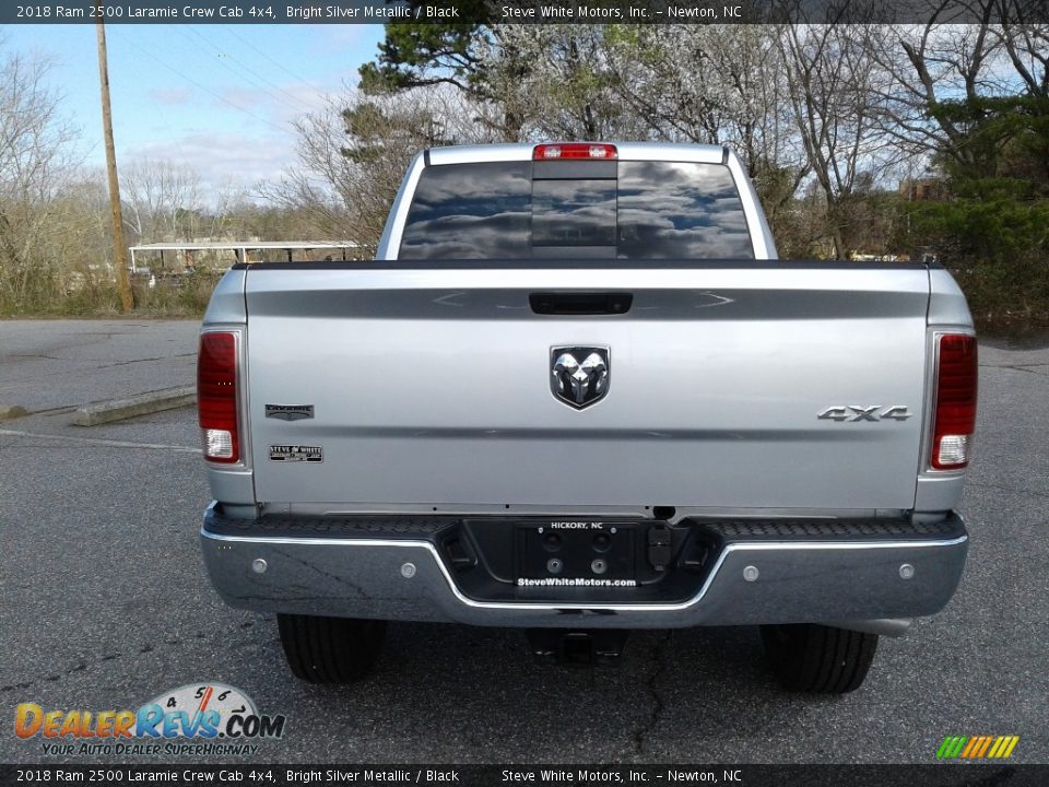 2018 Ram 2500 Laramie Crew Cab 4x4 Bright Silver Metallic / Black Photo #7