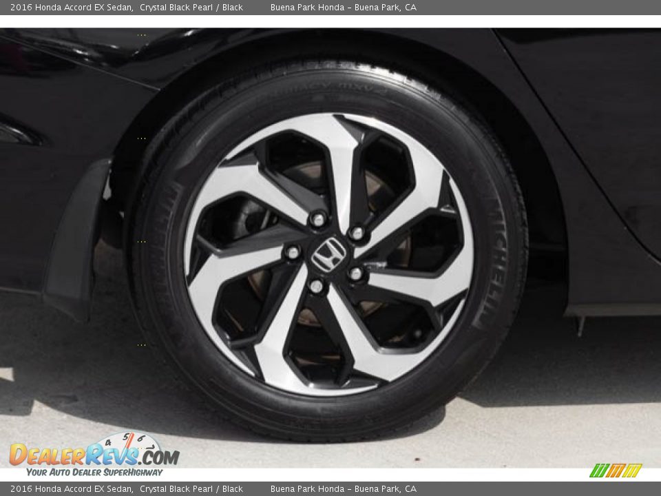 2016 Honda Accord EX Sedan Crystal Black Pearl / Black Photo #35