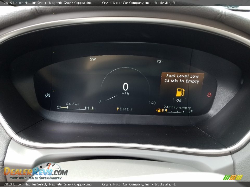 2019 Lincoln Nautilus Select Magnetic Gray / Cappuccino Photo #14
