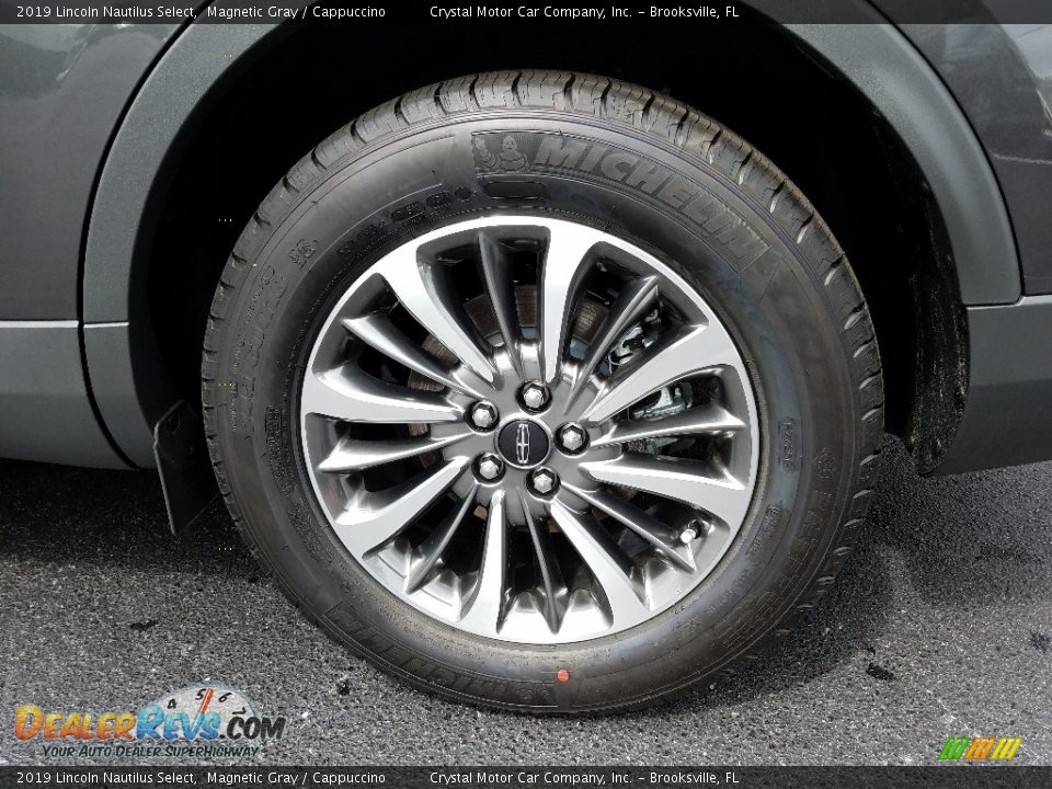 2019 Lincoln Nautilus Select Magnetic Gray / Cappuccino Photo #20