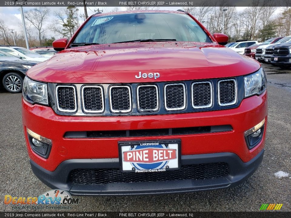 2019 Jeep Compass Latitude 4x4 Red-Line Pearl / Black Photo #2