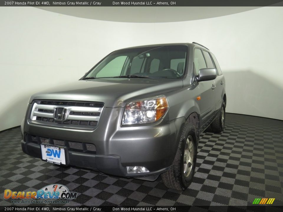 2007 Honda Pilot EX 4WD Nimbus Gray Metallic / Gray Photo #4
