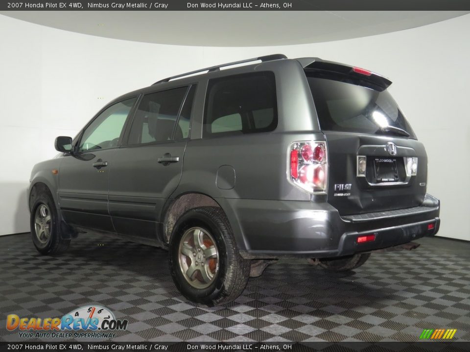 2007 Honda Pilot EX 4WD Nimbus Gray Metallic / Gray Photo #6