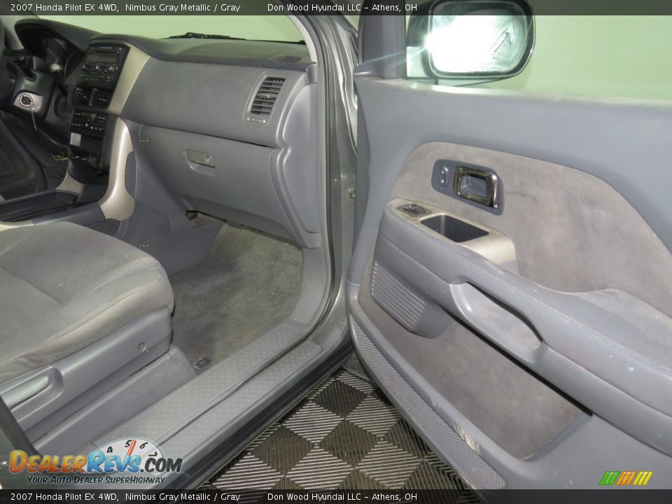 2007 Honda Pilot EX 4WD Nimbus Gray Metallic / Gray Photo #10