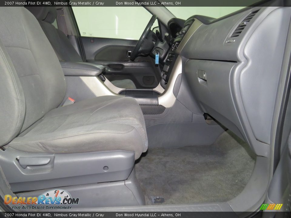 2007 Honda Pilot EX 4WD Nimbus Gray Metallic / Gray Photo #11