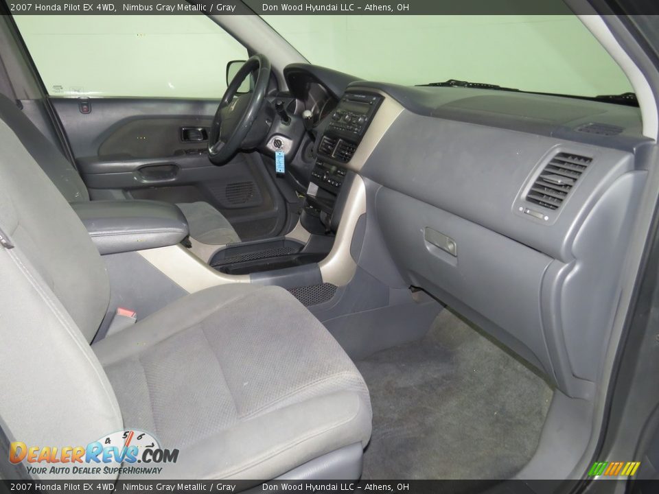 2007 Honda Pilot EX 4WD Nimbus Gray Metallic / Gray Photo #12