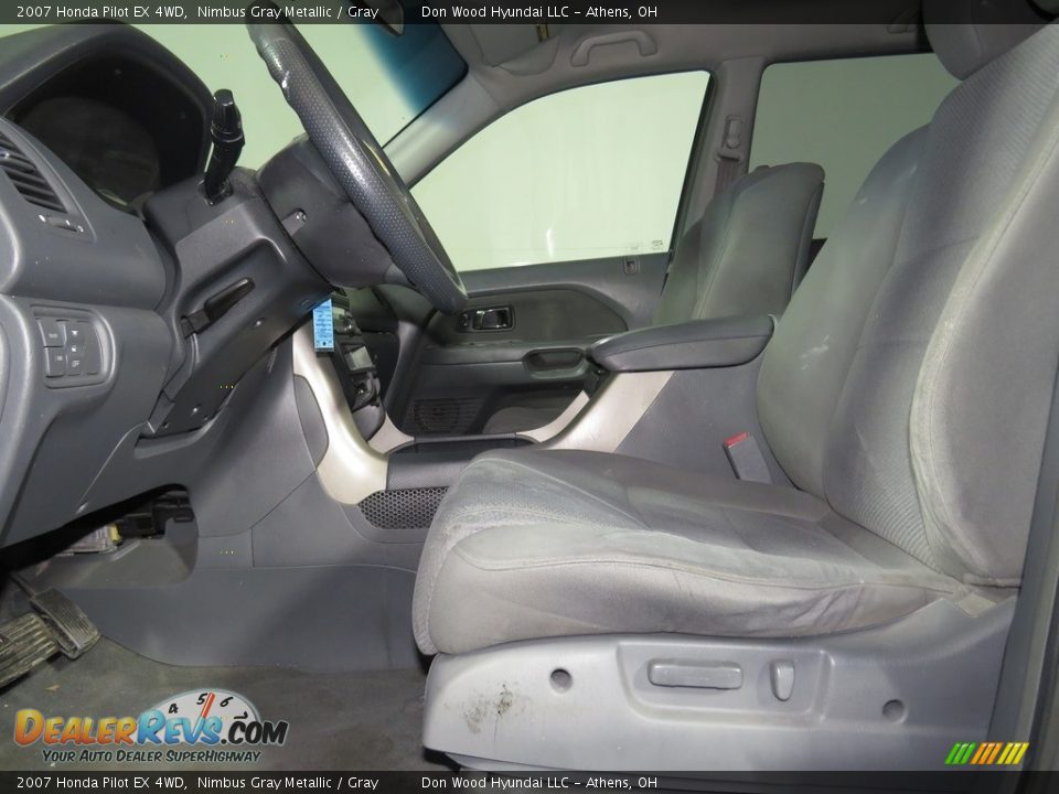 2007 Honda Pilot EX 4WD Nimbus Gray Metallic / Gray Photo #13