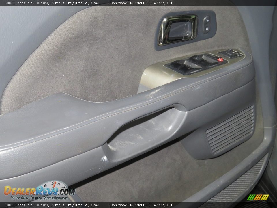 2007 Honda Pilot EX 4WD Nimbus Gray Metallic / Gray Photo #14