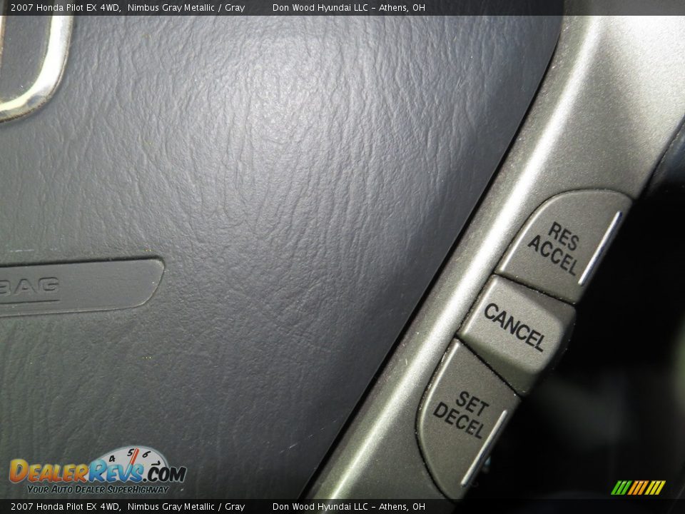 2007 Honda Pilot EX 4WD Nimbus Gray Metallic / Gray Photo #21