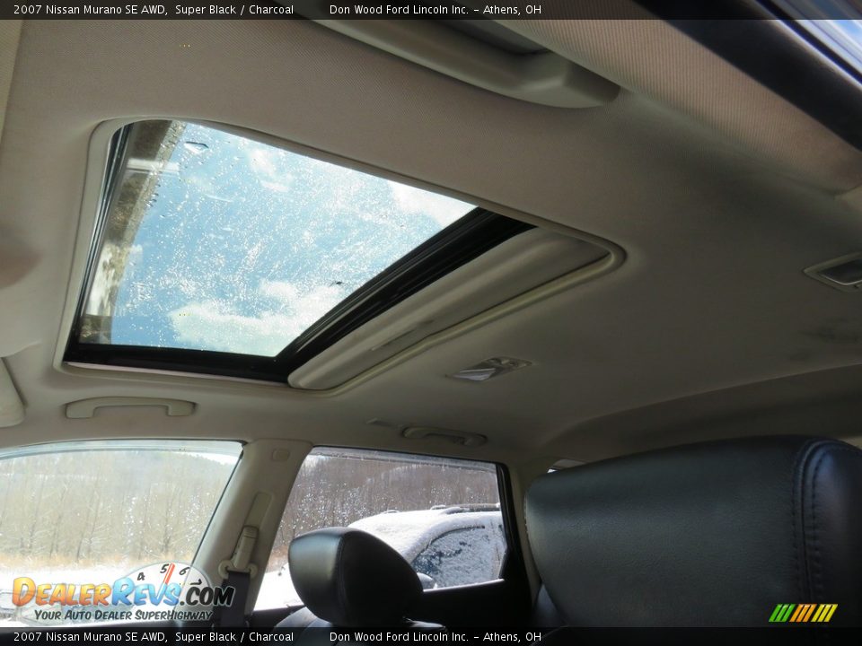 2007 Nissan Murano SE AWD Super Black / Charcoal Photo #2