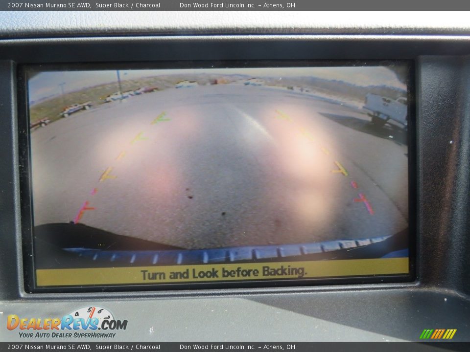 2007 Nissan Murano SE AWD Super Black / Charcoal Photo #3