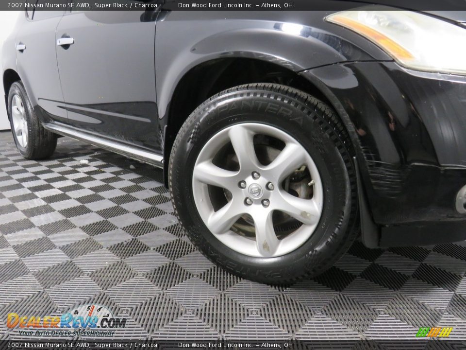 2007 Nissan Murano SE AWD Super Black / Charcoal Photo #4