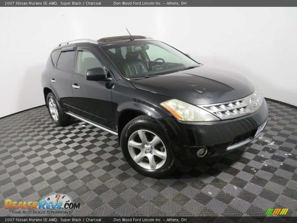 2007 Nissan Murano SE AWD Super Black / Charcoal Photo #5