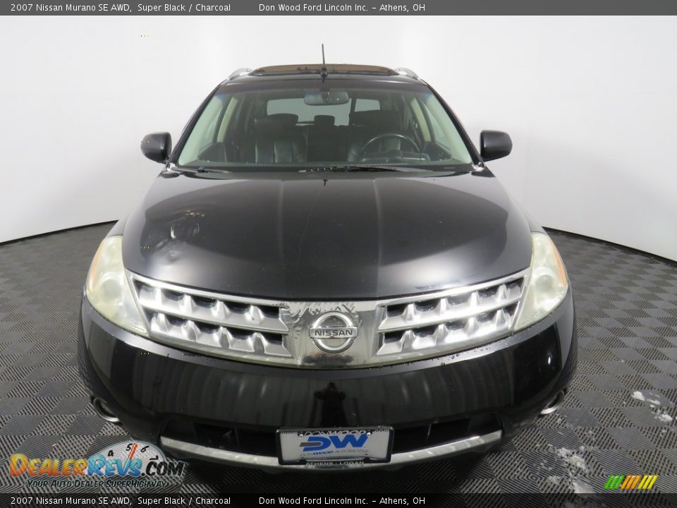 2007 Nissan Murano SE AWD Super Black / Charcoal Photo #7
