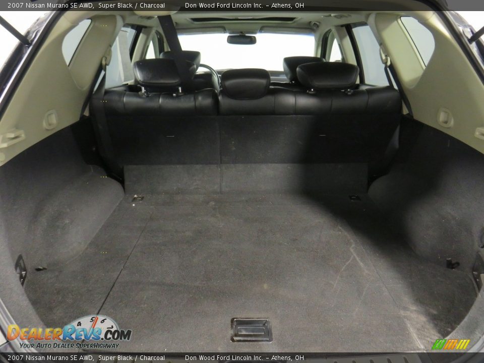 2007 Nissan Murano SE AWD Super Black / Charcoal Photo #17
