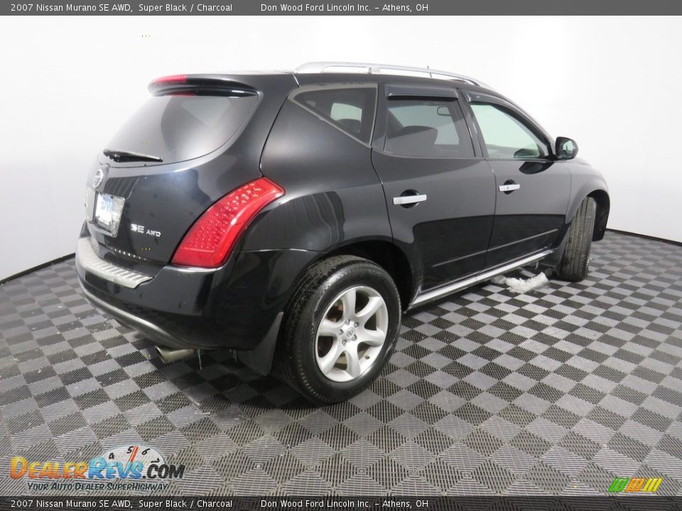 2007 Nissan Murano SE AWD Super Black / Charcoal Photo #20