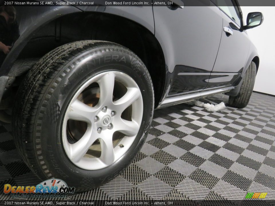 2007 Nissan Murano SE AWD Super Black / Charcoal Photo #21