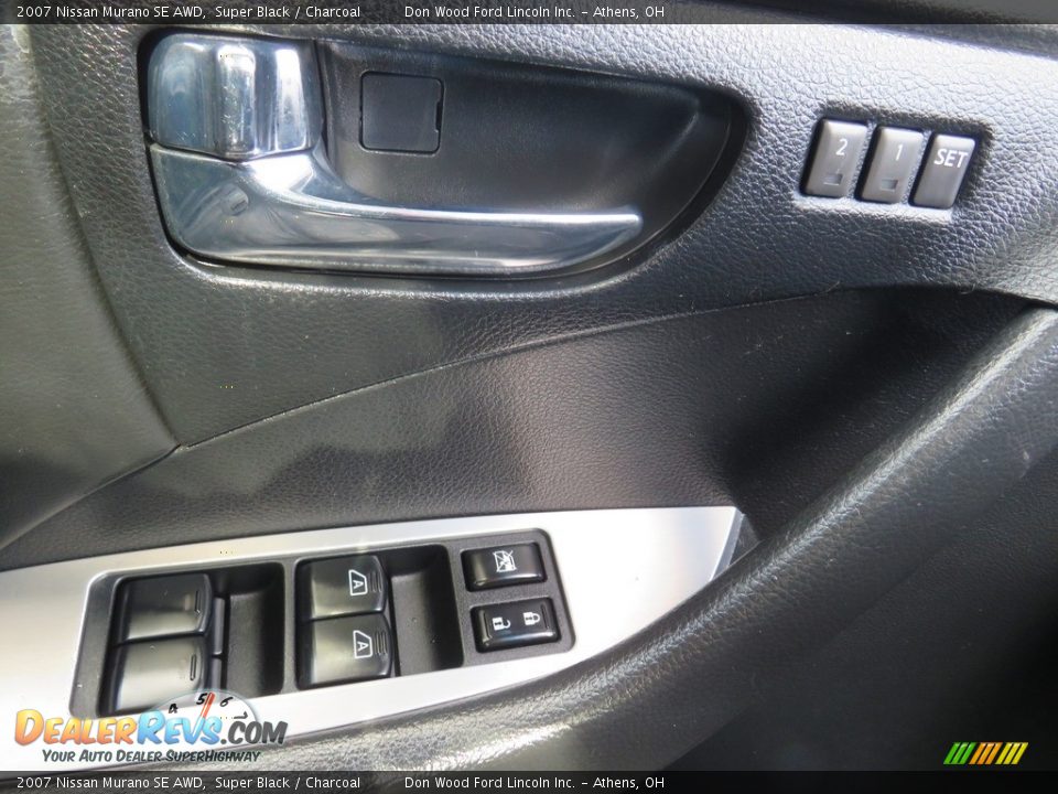 2007 Nissan Murano SE AWD Super Black / Charcoal Photo #22