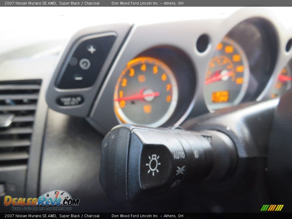 2007 Nissan Murano SE AWD Super Black / Charcoal Photo #23