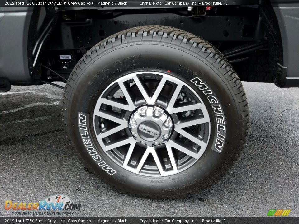 2019 Ford F250 Super Duty Lariat Crew Cab 4x4 Magnetic / Black Photo #20