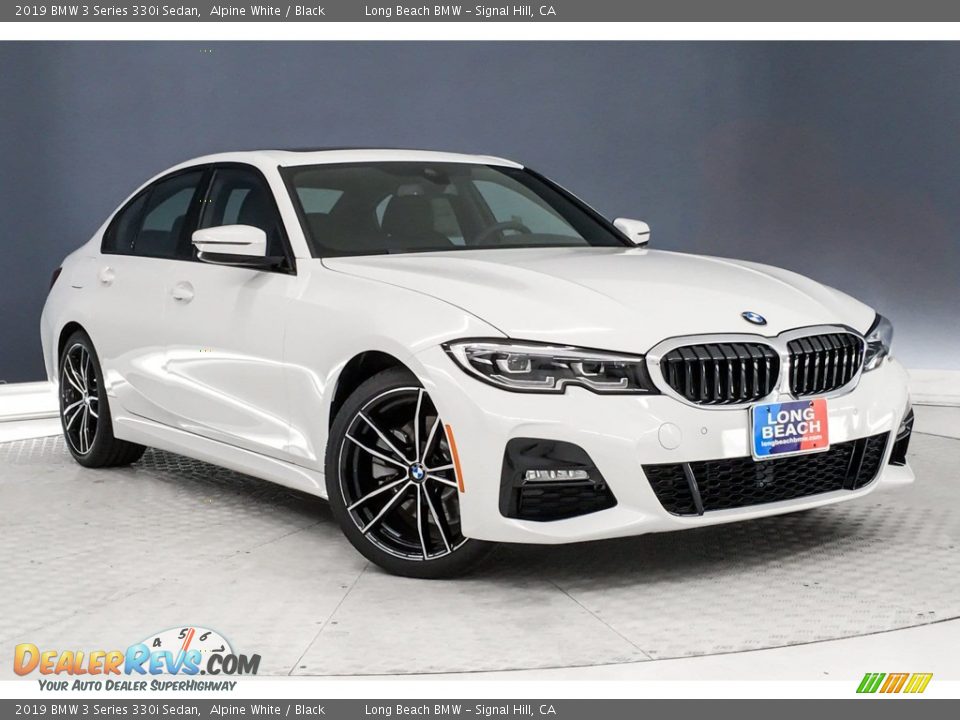 2019 BMW 3 Series 330i Sedan Alpine White / Black Photo #12