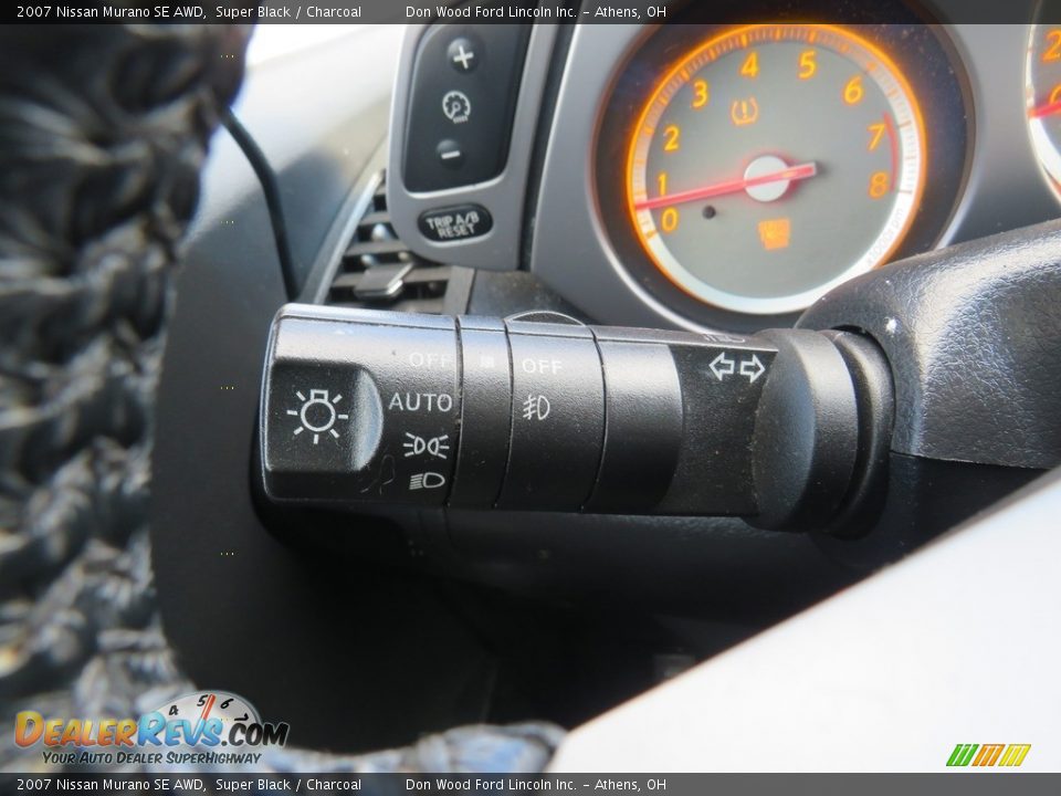 2007 Nissan Murano SE AWD Super Black / Charcoal Photo #26