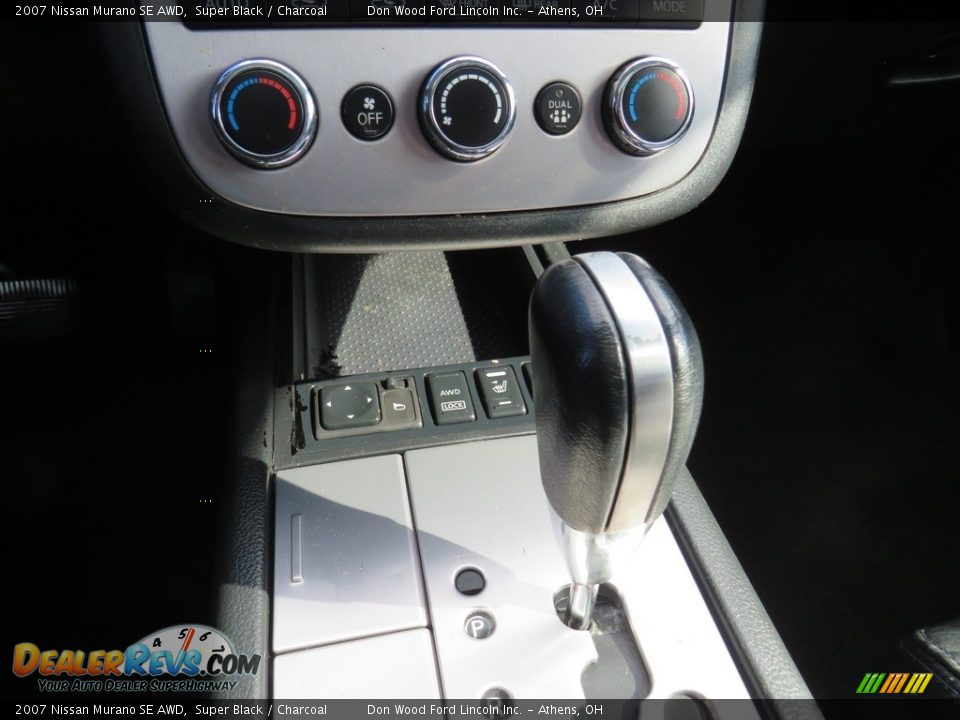 2007 Nissan Murano SE AWD Super Black / Charcoal Photo #31