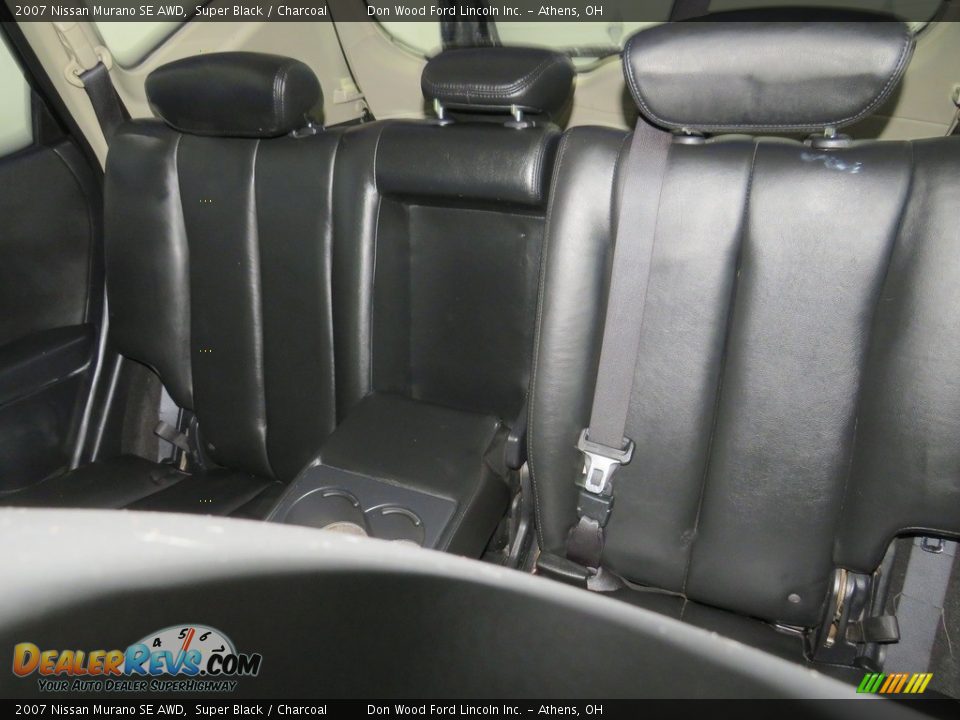 2007 Nissan Murano SE AWD Super Black / Charcoal Photo #35