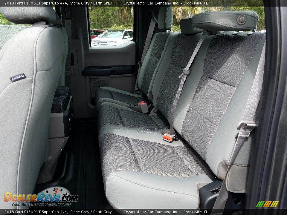 2018 Ford F150 XLT SuperCab 4x4 Stone Gray / Earth Gray Photo #10