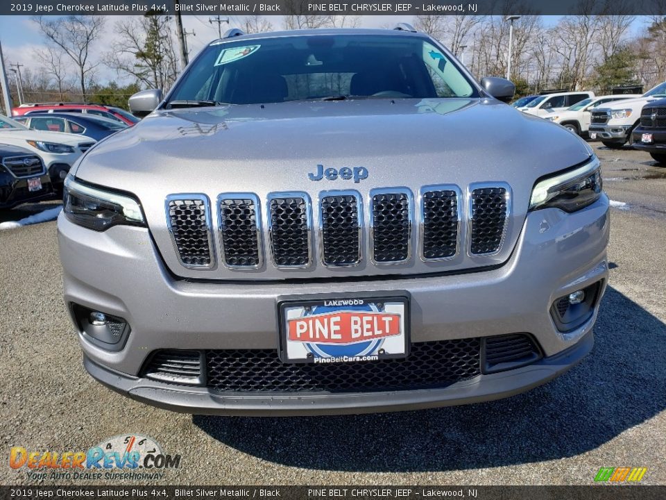 2019 Jeep Cherokee Latitude Plus 4x4 Billet Silver Metallic / Black Photo #2
