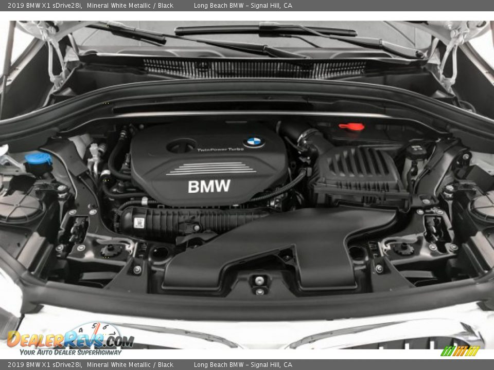 2019 BMW X1 sDrive28i Mineral White Metallic / Black Photo #8