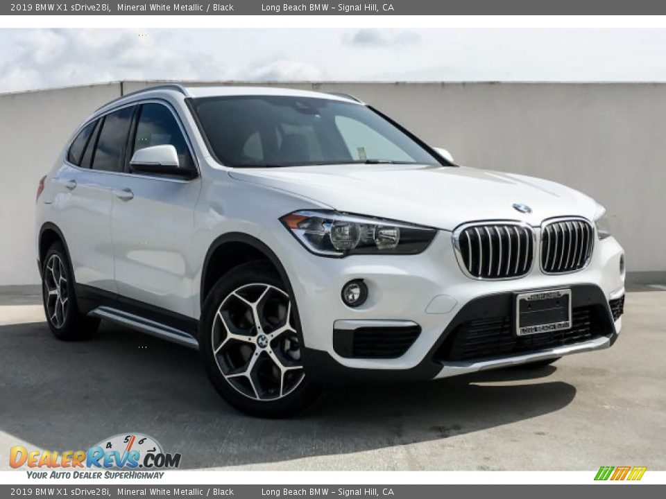 2019 BMW X1 sDrive28i Mineral White Metallic / Black Photo #12